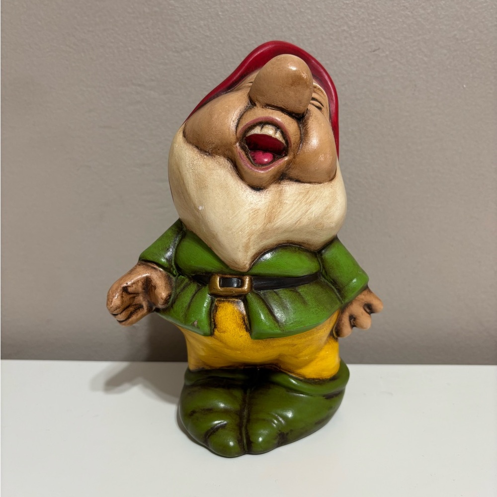 Vintage Walt Disney Sneezy Dwarf Statue